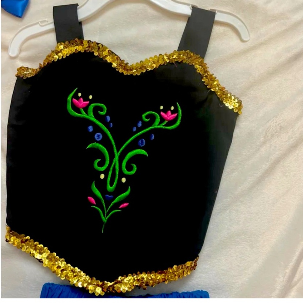 Custom dance Costume frozen anna